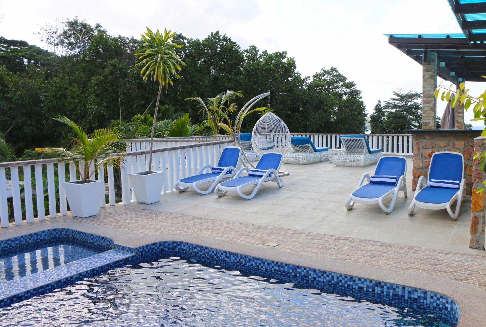 Ferienwohnung Ocean Blue Bay Anse Volbert Village Exterior foto