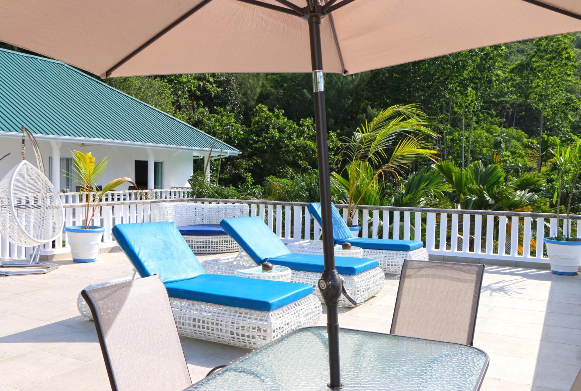 Ferienwohnung Ocean Blue Bay Anse Volbert Village Exterior foto