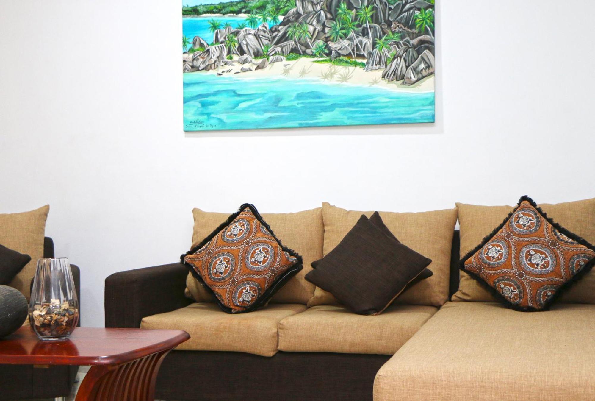 Ferienwohnung Ocean Blue Bay Anse Volbert Village Exterior foto