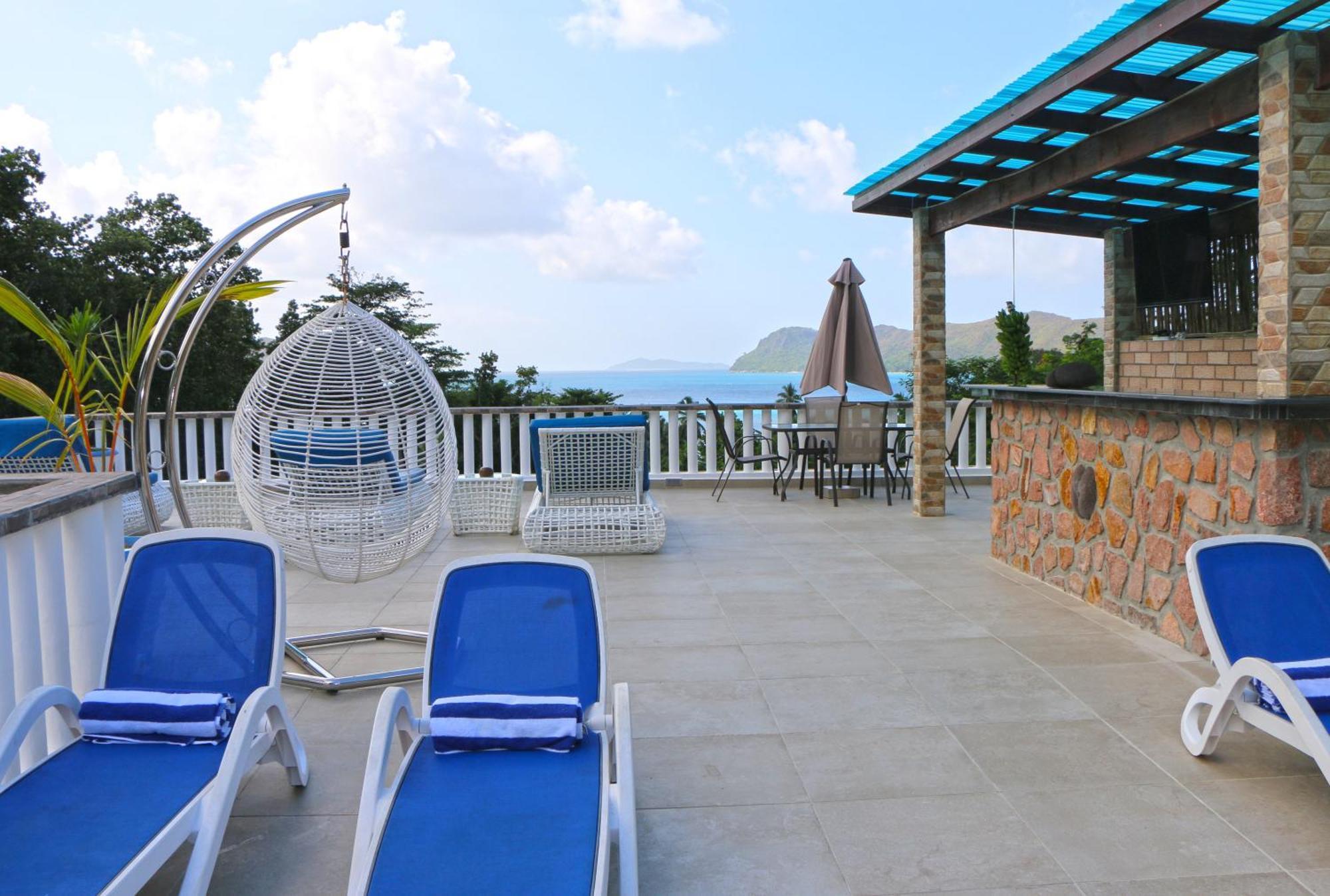 Ferienwohnung Ocean Blue Bay Anse Volbert Village Exterior foto