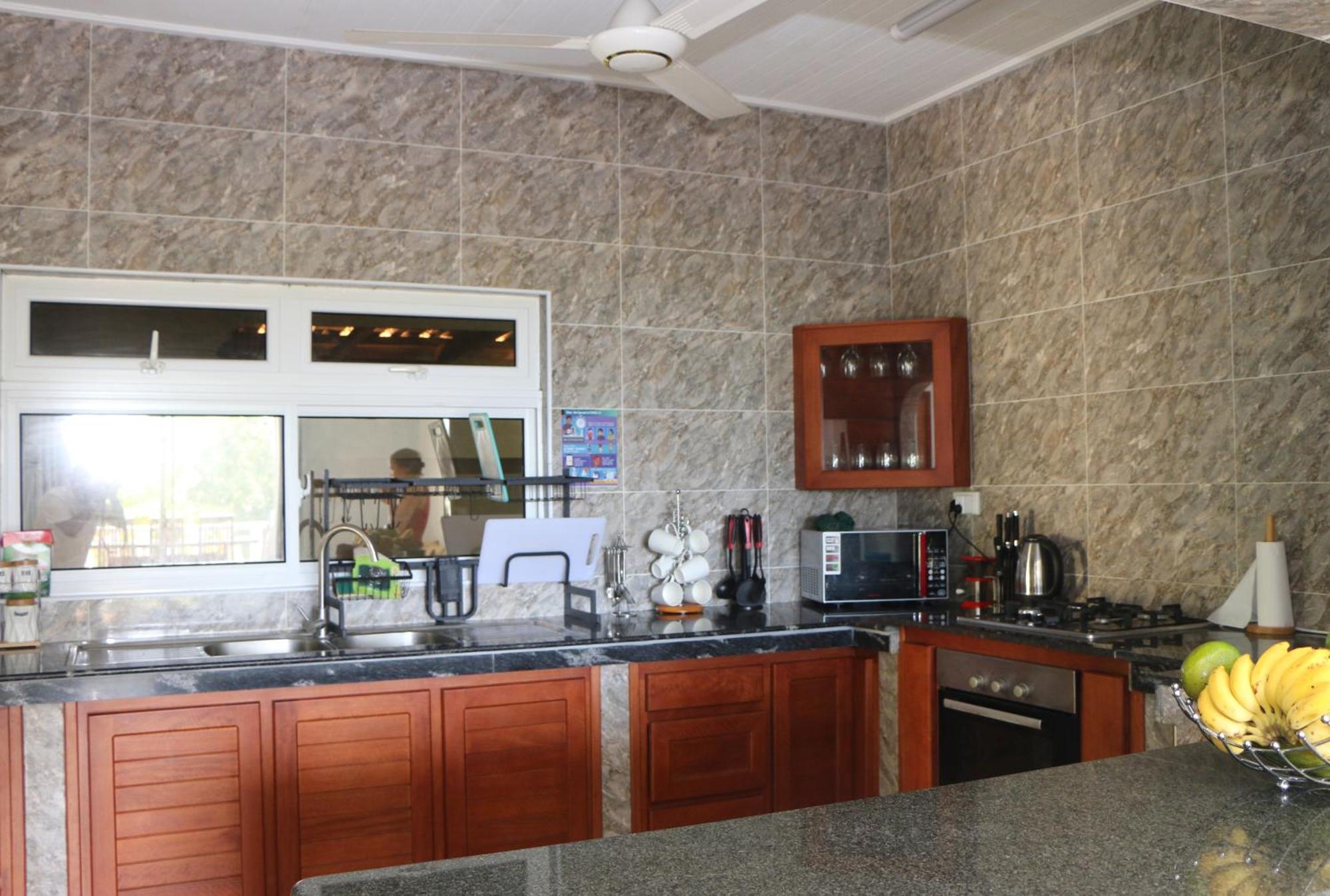 Ferienwohnung Ocean Blue Bay Anse Volbert Village Exterior foto