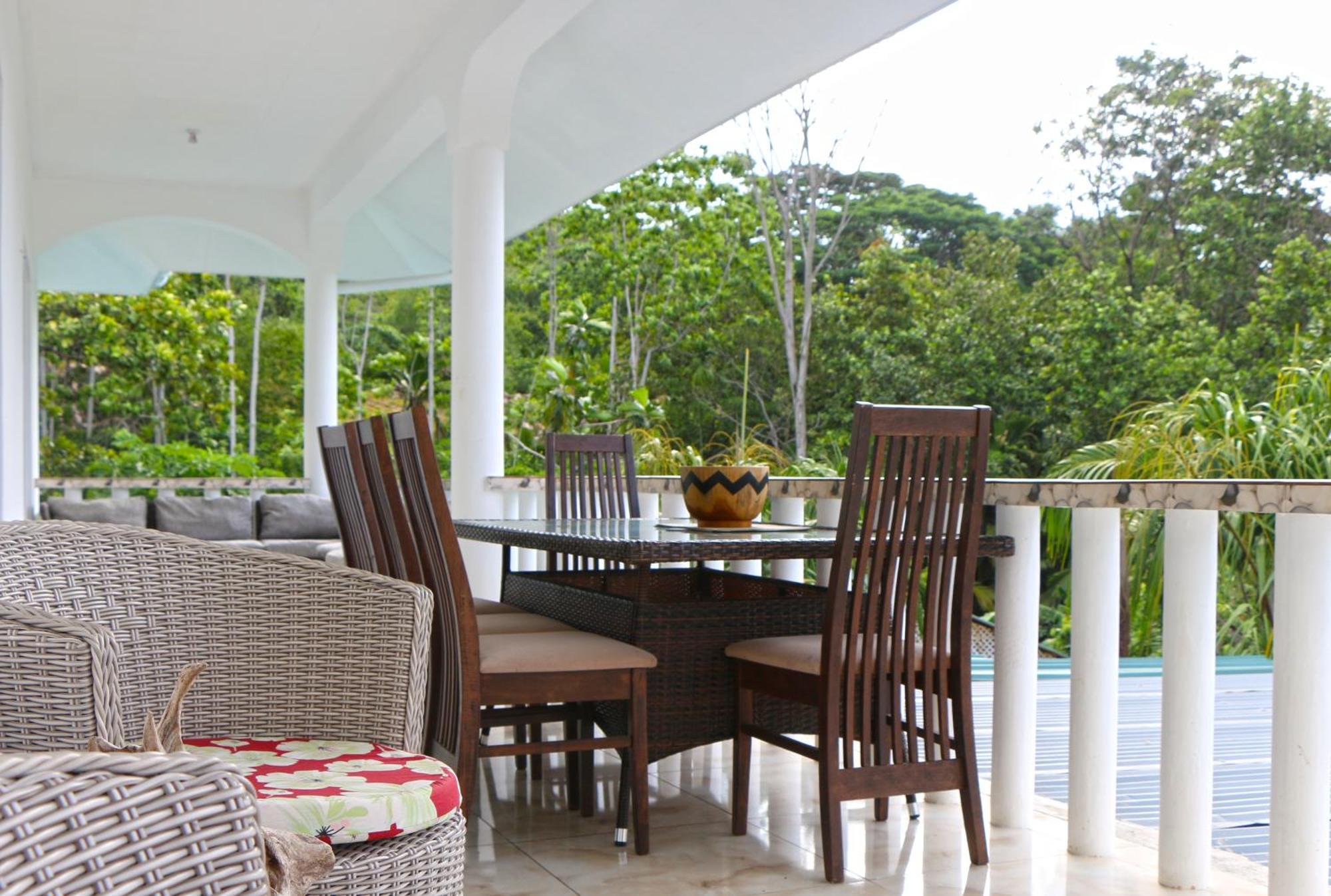 Ferienwohnung Ocean Blue Bay Anse Volbert Village Exterior foto